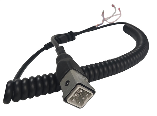 Cable de caja de control superior con conector de enchufe cuadrado para Zoomlion Dingli Sinoboom